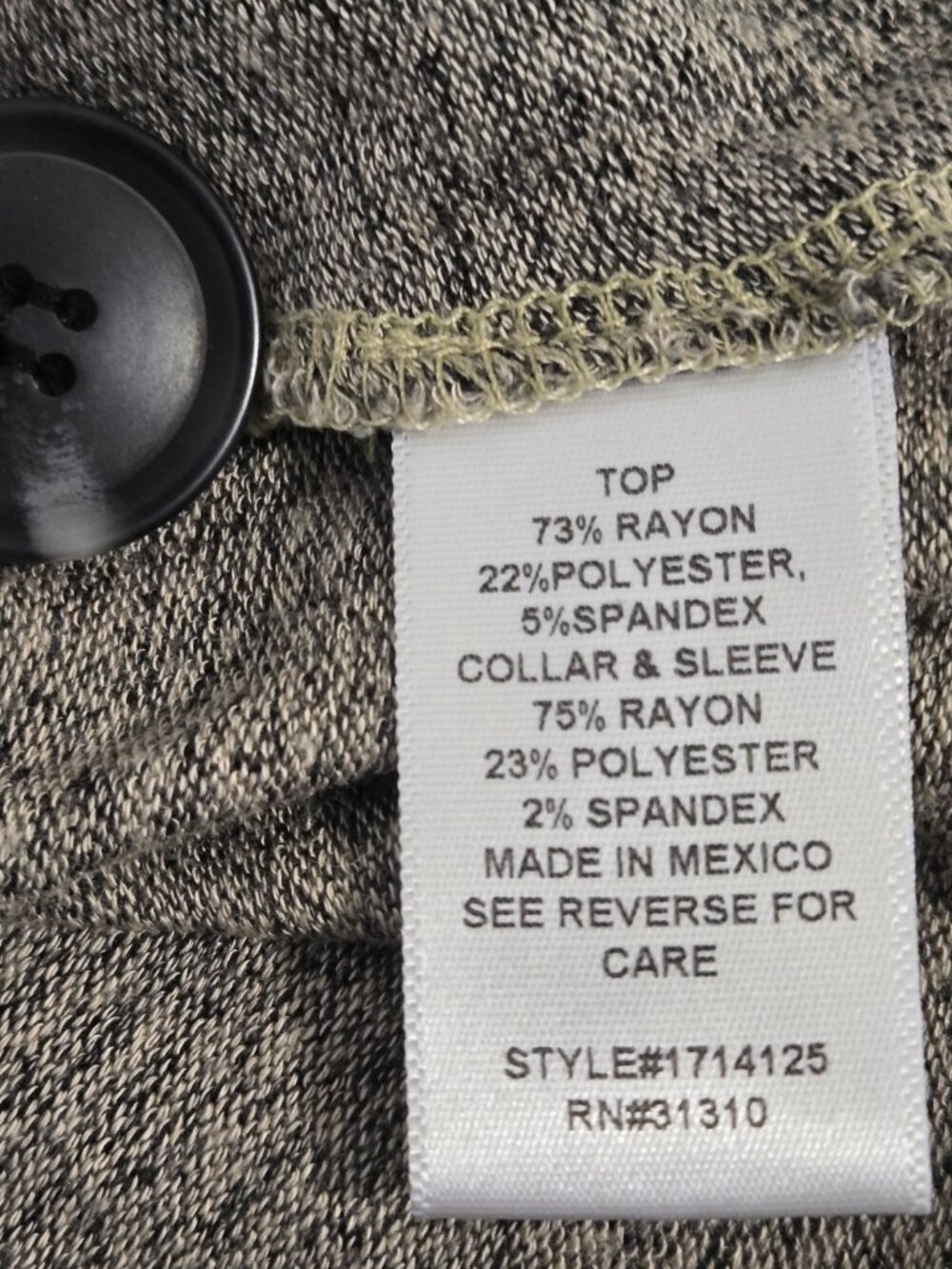 Fortune & Ivy Kaavia Brushed Knit Top Size L Camel Cowl neck With Button Detail - Picture 6 of 8